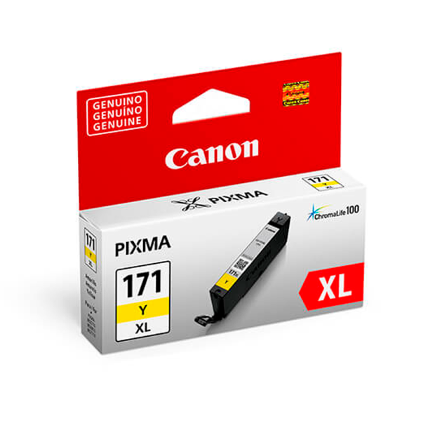 Cartucho Canon CLI-171XL Y