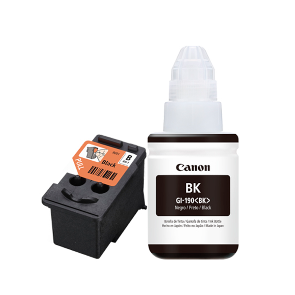 Canon GI-190 Negro - Botella de Tinta