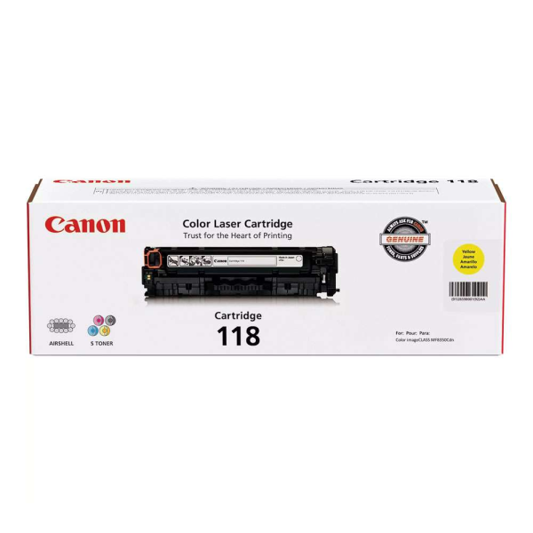 Toner Canon 118 Yellow Original