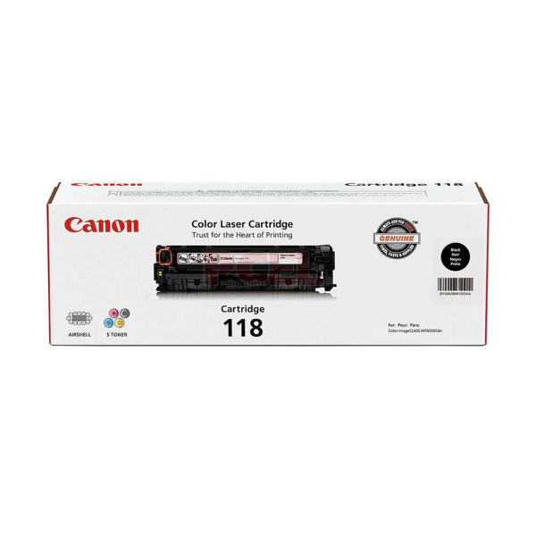 Toner Canon 118 Negro Original