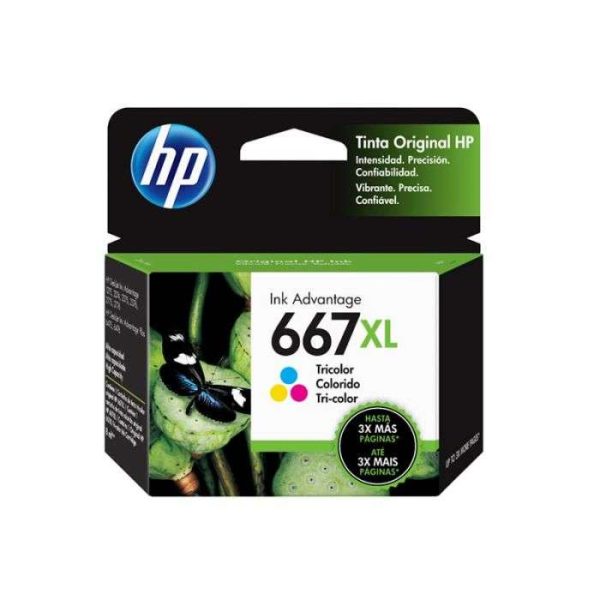 CARTUCHO HP 667XL TRI-COLOR ORIGINAL