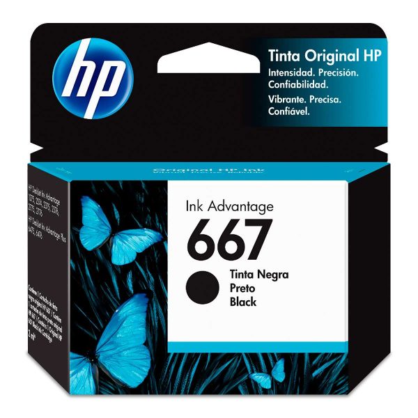 CARTUCHO HP 667 NEGRO ORIGINAL