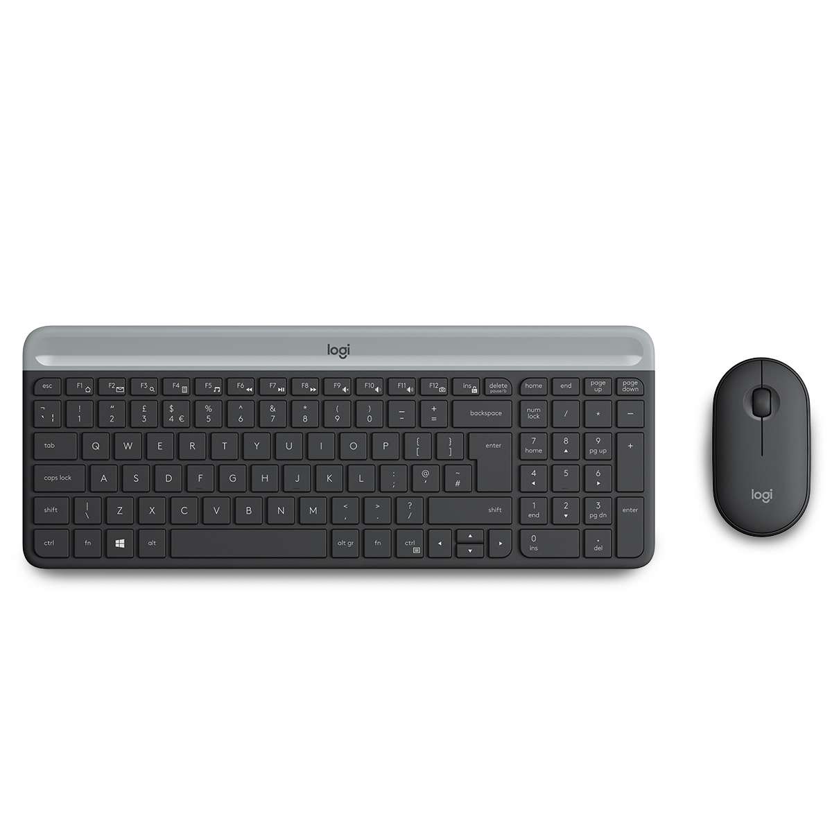 33614 Estilizada combinación de teclado y mouse inalámbricos Logitech MK470 - Imagen 1