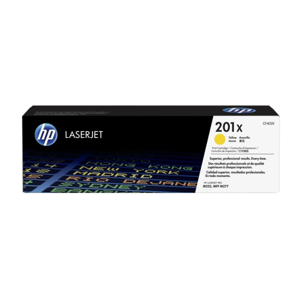 TONER HP 201X YELLOW ORIGINAL