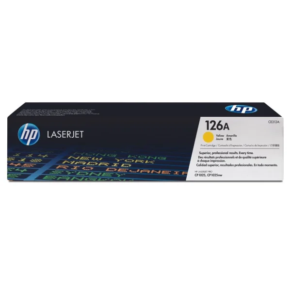 Cartucho de Tóner HP 126A Amarillo LaserJet Original