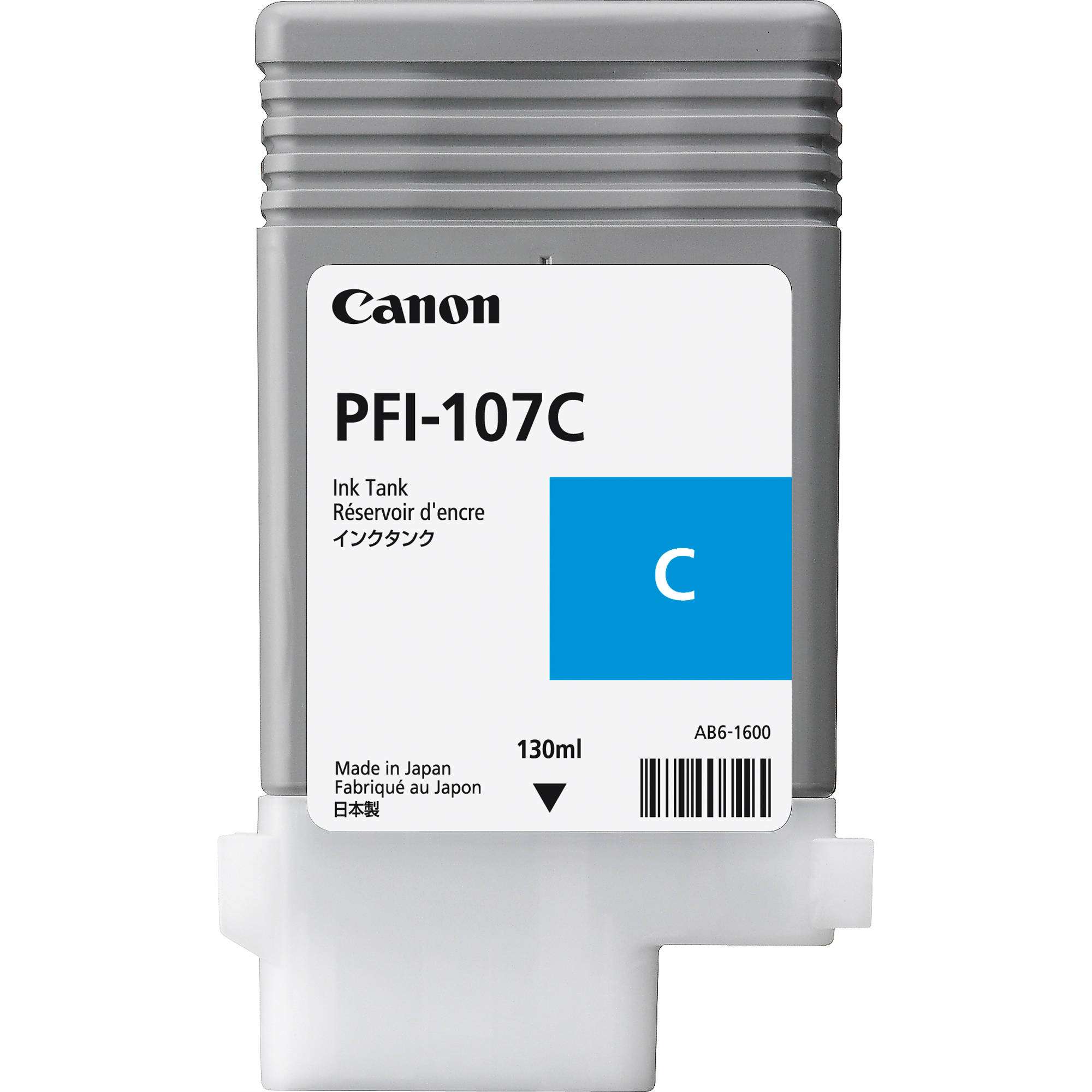 canon_6706b001aa_pfi_107c_cyan_ink_for_ipf680_780_1077780 Tinta Canon PFI-107C CYAN Ink Cartridge - Imagen 1