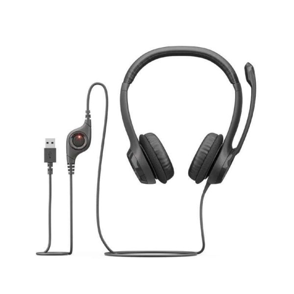 Auriculares con micrófono USB Logitech H390 Negro