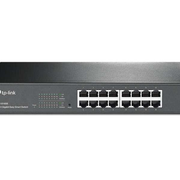 TP-Link TL-SG1016DE - Interruptor inteligente Gigabit de 16 puertos