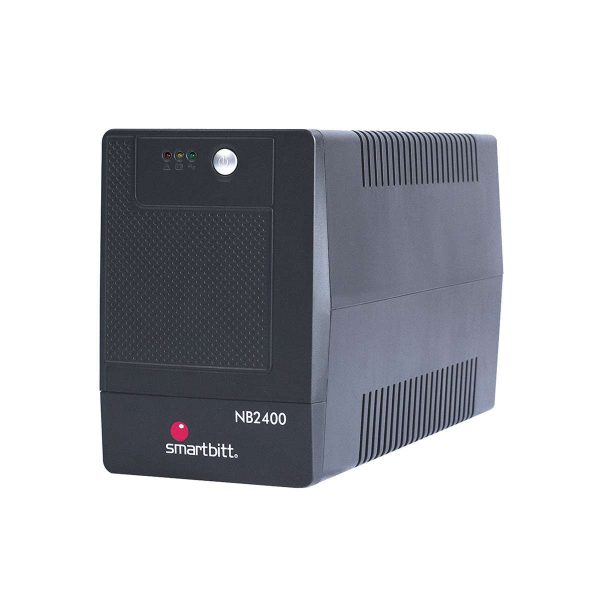 Smartbitt SBNB2400 Línea Interactiva, 1200W, 2400VA, Entrada 82 - 148V, Salida 100 - 120V, 8 Contactos
