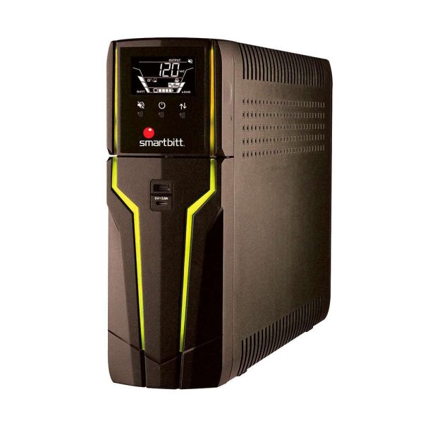 UPS Smartbitt Gamer Interactivo 1800Va/900W 8 Salidas Pantalla Lcd Sbnb1800G