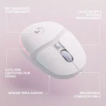 Logitech G705 - Mouse inalámbrico para juegos y manos pequeñas - Imagen 2