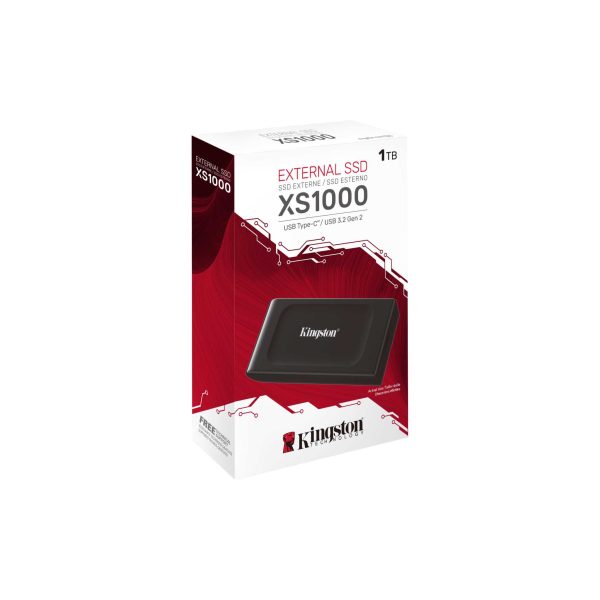 Kingston XS1000 SSD de 1 TB - USB 3.2 Gen 2 | Unidad externa de estado sólido