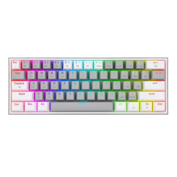 El mejor teclado mecánico 60% - Fizz Pro K616-RGB Gris