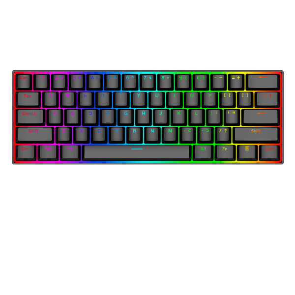 Teclado mecánico 60%, compacto Dragonborn K630