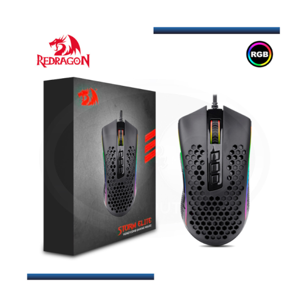 Ratón Storm Elite M988 RGB Negro - Redragon